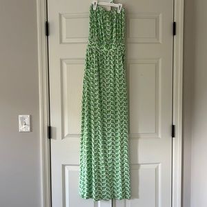 Lilly Pulitzer strapless maxi dress. Extra small.